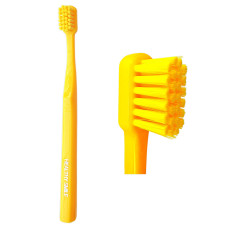 Healthy Smile Kids & Junior ultra soft children's toothbrush 5+ years, Yellow